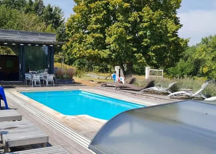 Maison Neuve, Relaxing Countryside With Pool Casa de Férias Chillac